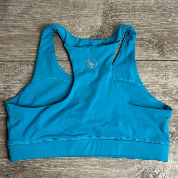 Reel Legends Teal Sports Bra Medium - Picture 3 of 8